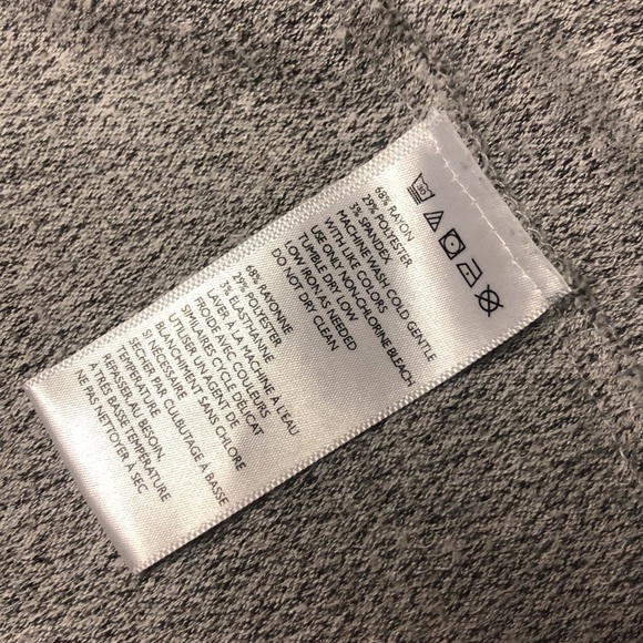 SILENCE & NOISE by ANTHROPOLGIE long length grey open front cardigan L25 - Picture 8 of 10